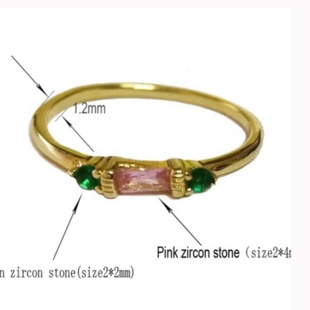 18K CZ Rings - Picture 3 of 4